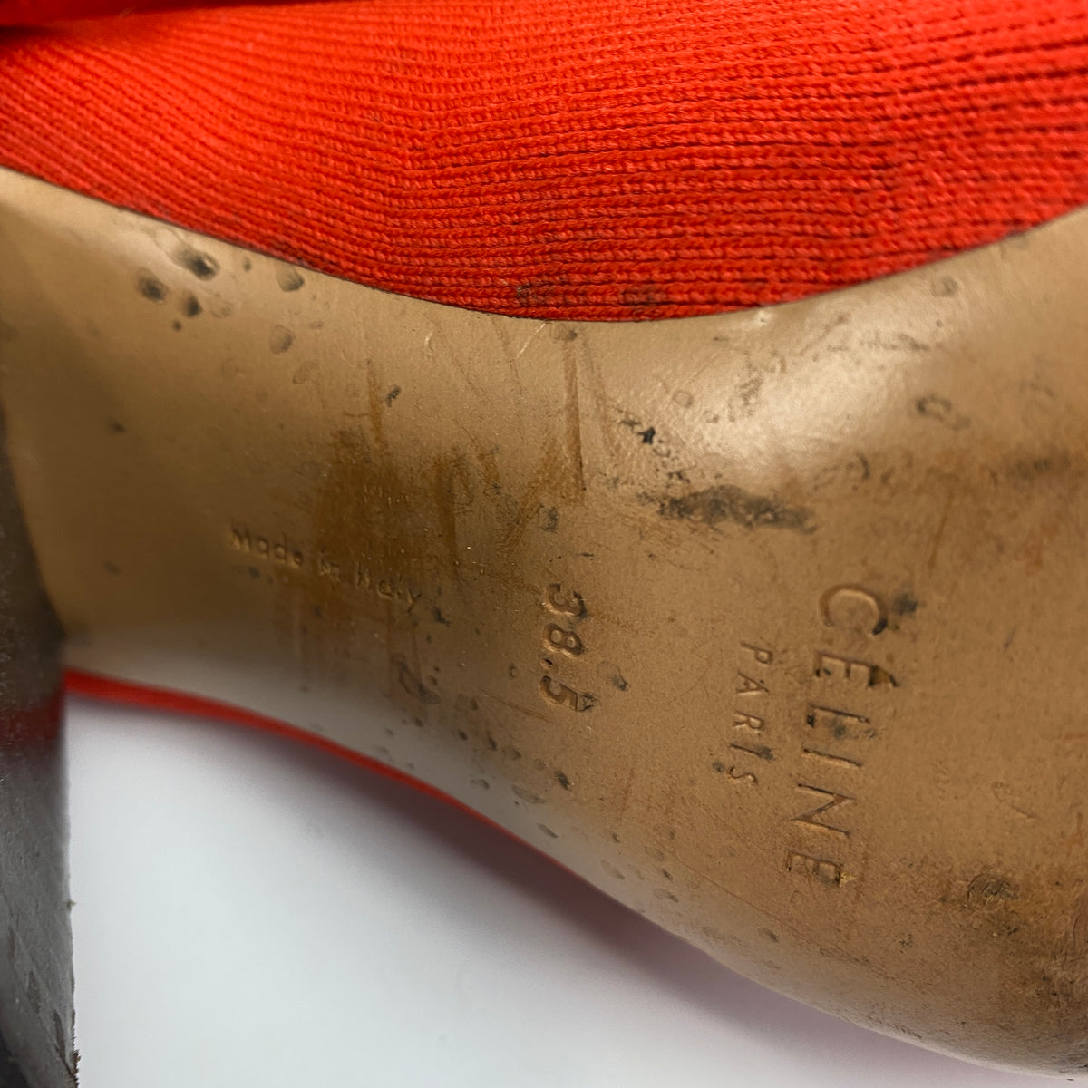 Celine Phoebe Philo Red Sock Boots 38.5