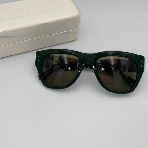 Moncler £438 Green & Tortoiseshell MC5333 Sunglasses