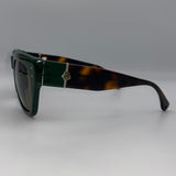 Moncler £438 Green & Tortoiseshell MC5333 Sunglasses