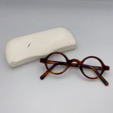 EB Meyrowitz £1250 The Brontë in Amber Mottle Prescription Glasses