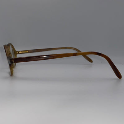 EB Meyrowitz Custommade Fawn Horn Oval Prescription Glasses