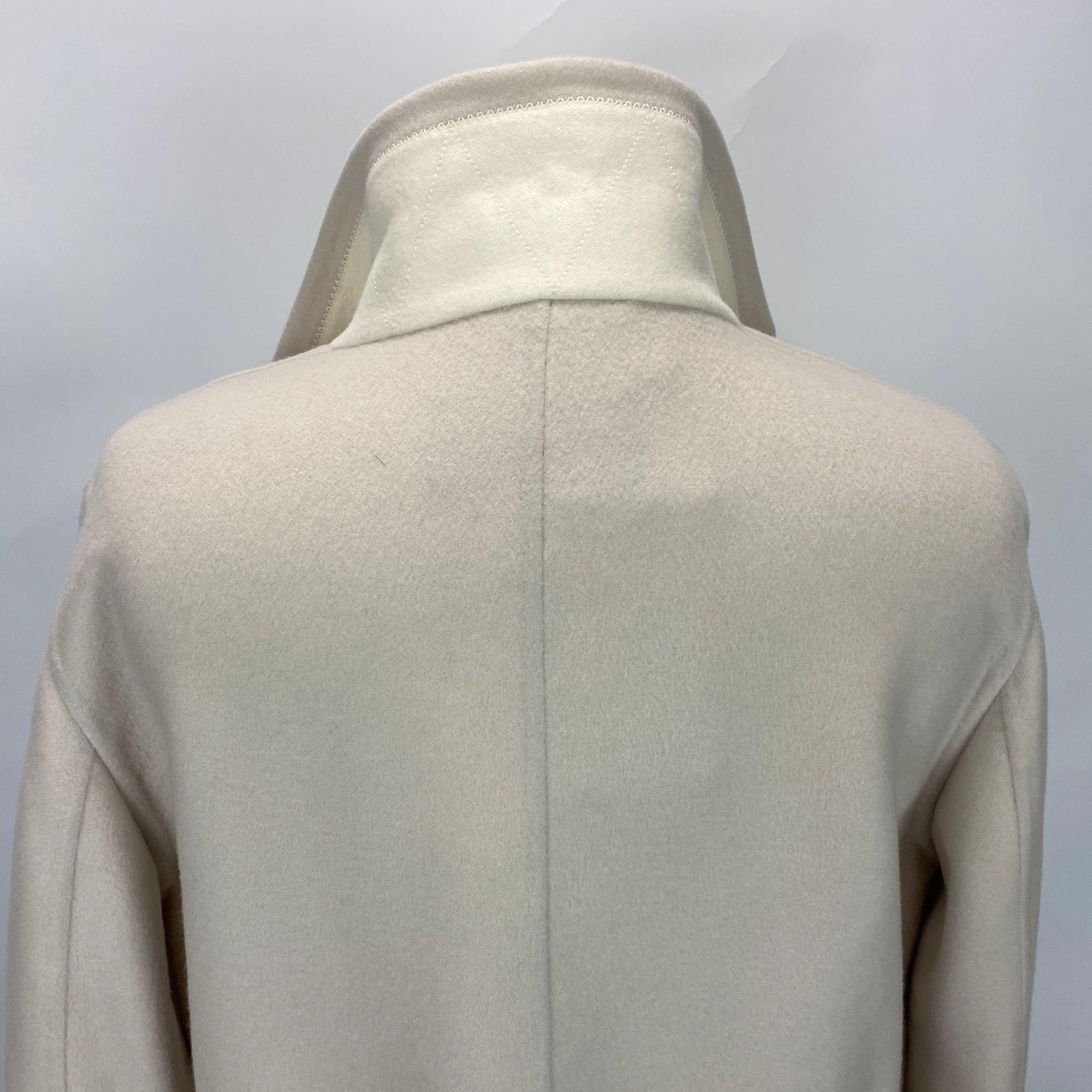 Loro Piana New £7350 Vanilla Cashmere Coat S