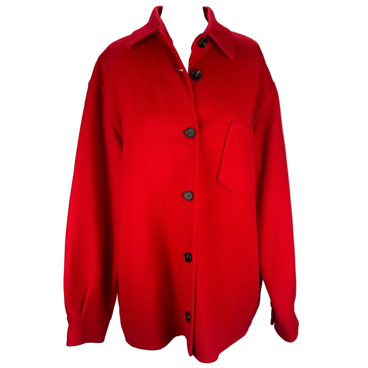 Marni Persimmon Wool & Cashmere Shirt Jacket M-XL