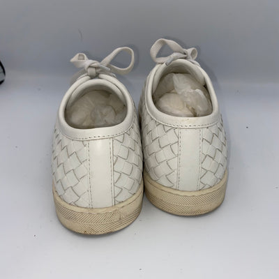 Bottega Veneta White Intrecciato Speedster Trainers 37