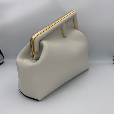 Fendi Brand New £2550 Cream Midi First Bag