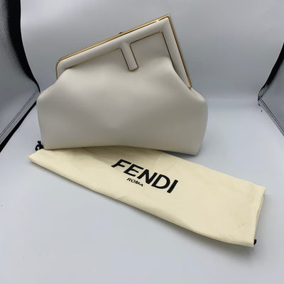 Fendi Brand New £2550 Cream Midi First Bag