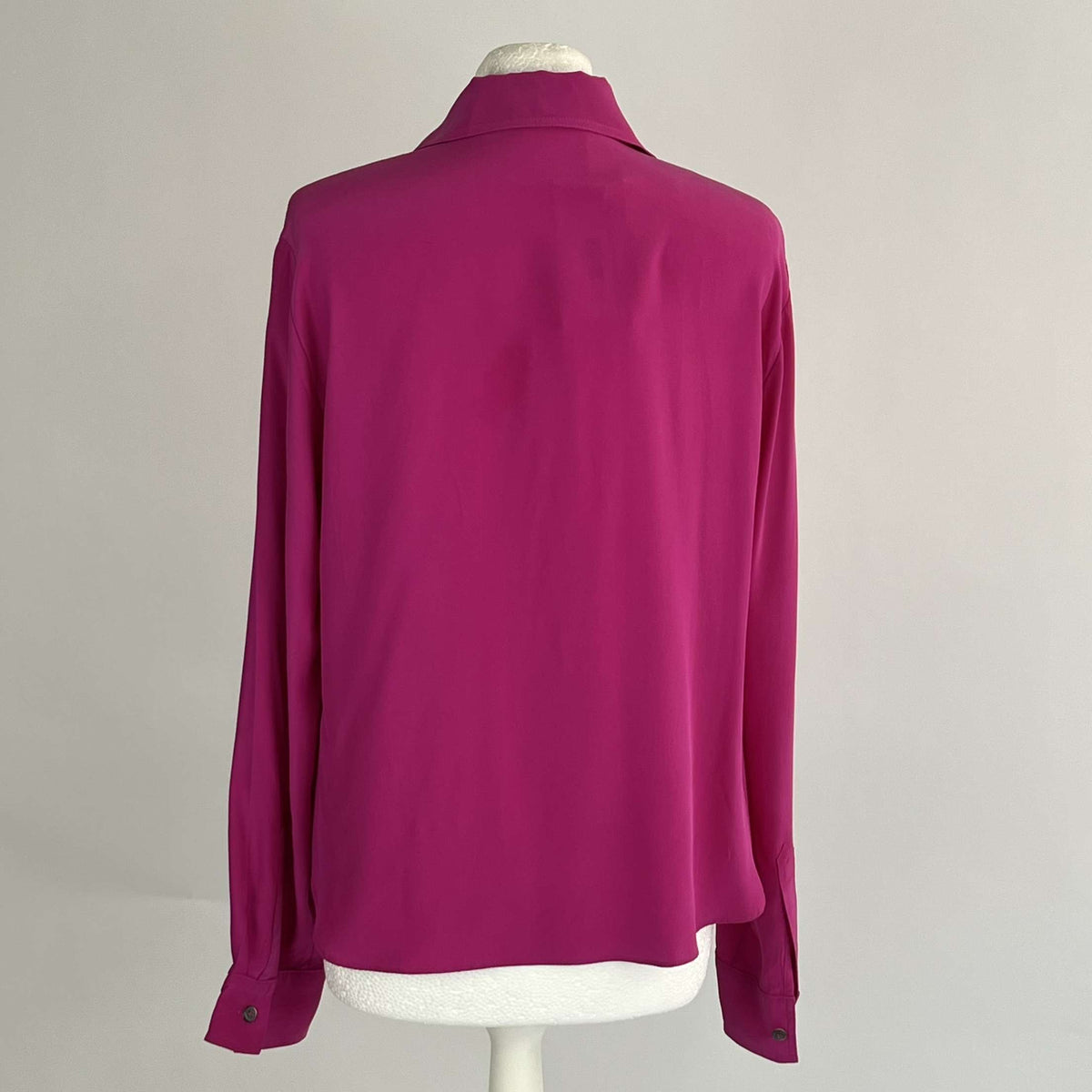 Serena Bute £250 Fuchsia Silk Shirt XL