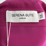 Serena Bute £250 Fuchsia Silk Shirt XL