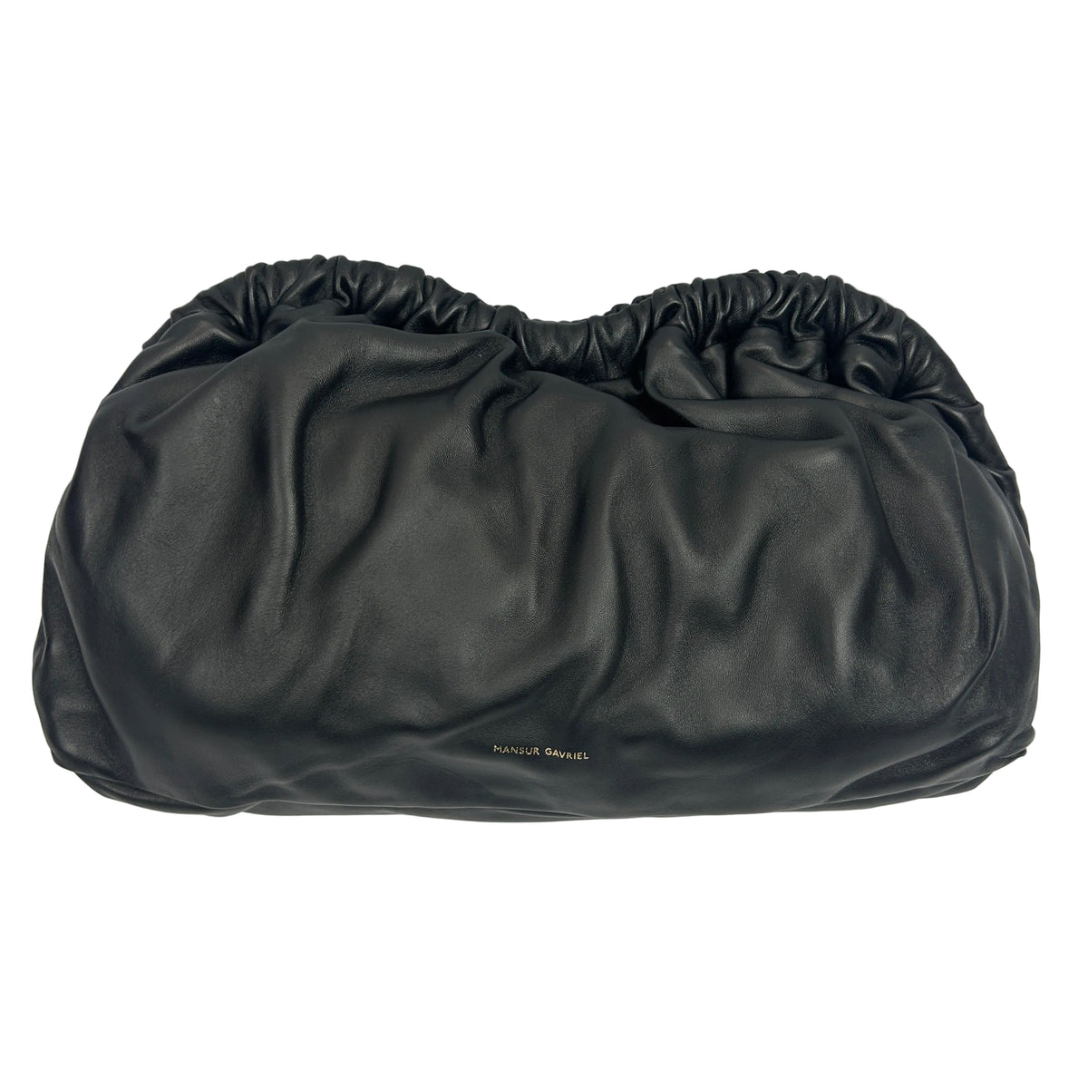 Mansur Gavriel New £531 Black Cloud Underarm Clutch Bag