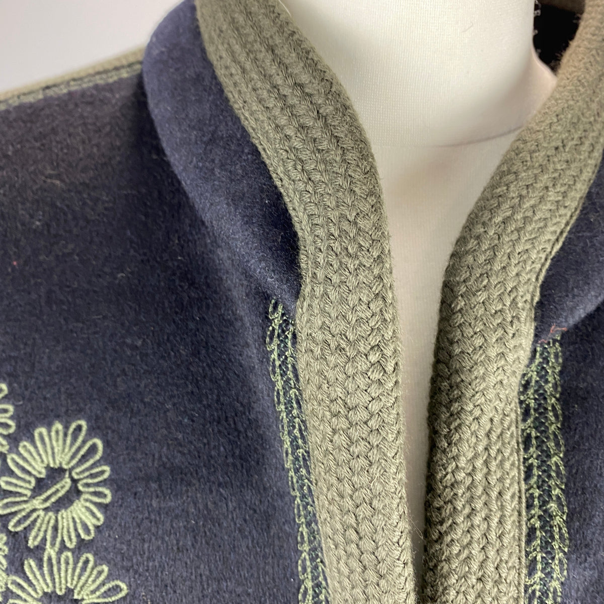 Antik Batik New £500 Black & Olive Embroidered Jacket XS/S