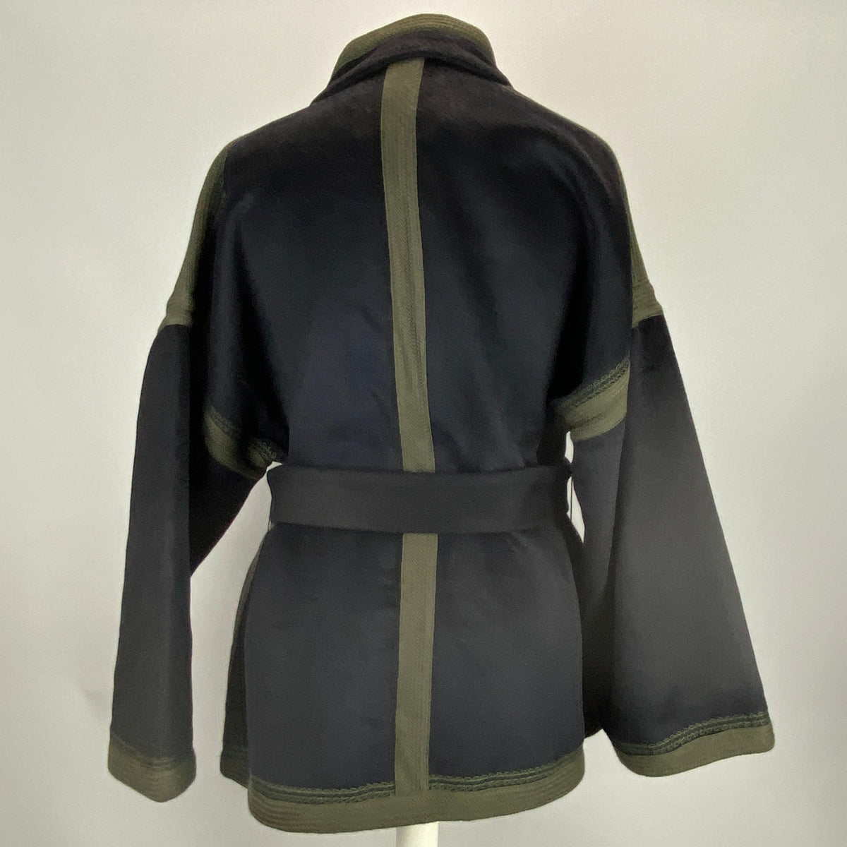 Antik Batik New £500 Black & Olive Embroidered Jacket XS/S