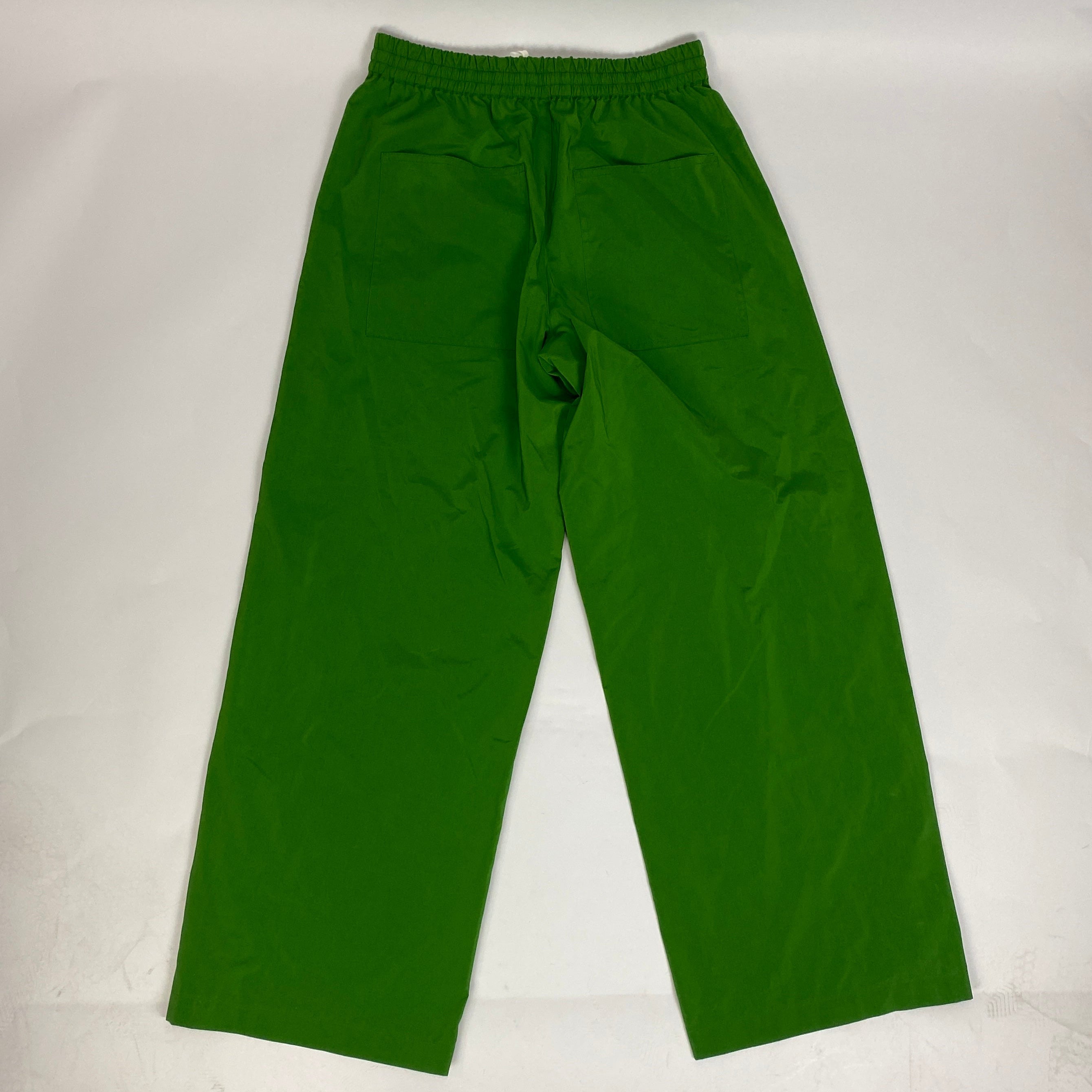 Tibi New £735 Emerald Poppered Nylon Track Pants XS