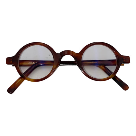 EB Meyrowitz £1250 The Brontë in Amber Mottle Prescription Glasses