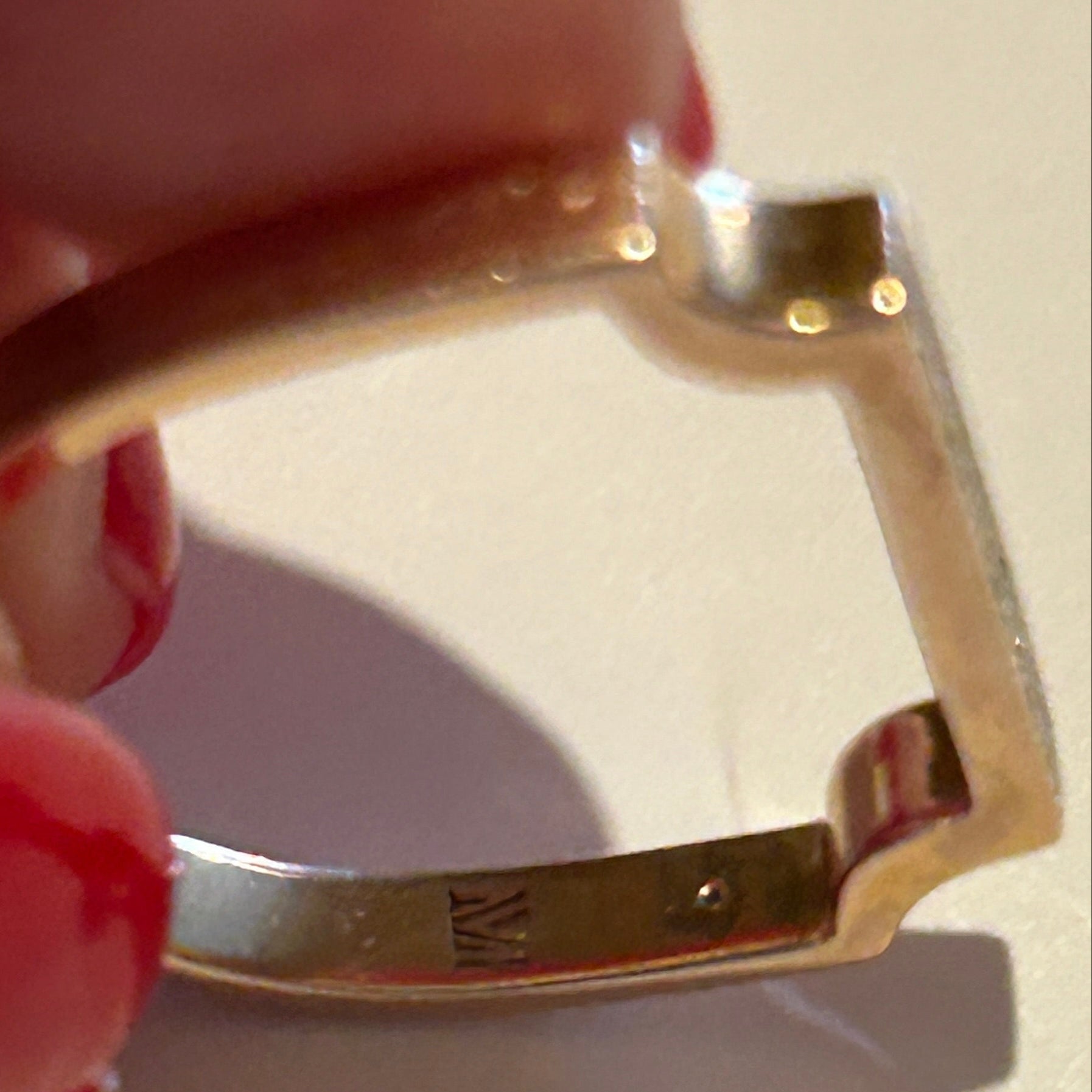 Monica Vinader £150 Gold Vermeil Signature Thin Diamond Ring