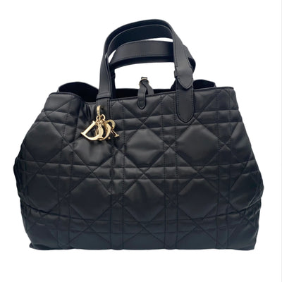 Dior Brand New £3500 Black Large Toujours Cannage Tote Bag