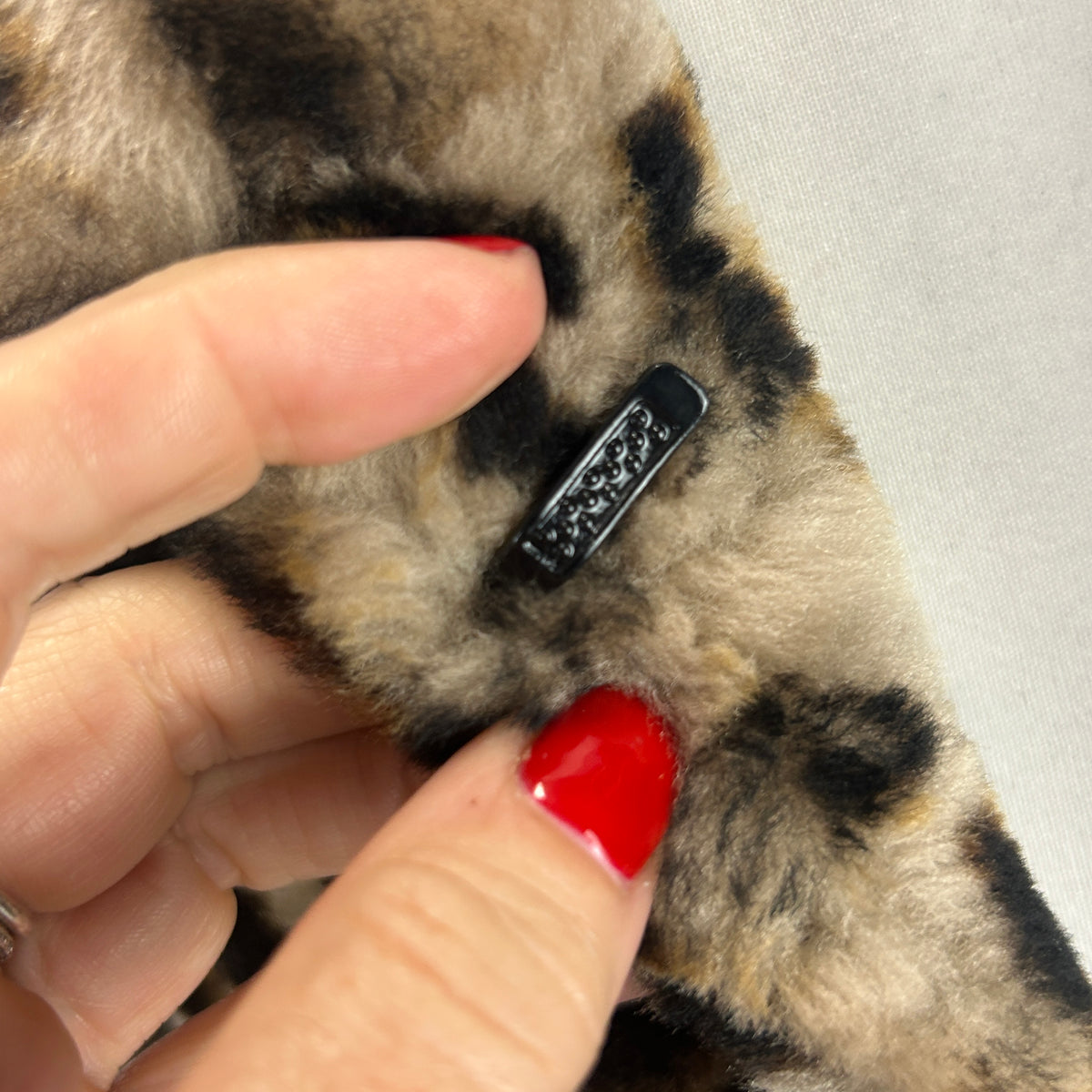 Nili Lotan New £4150 Leopardprint Shearling Coat L