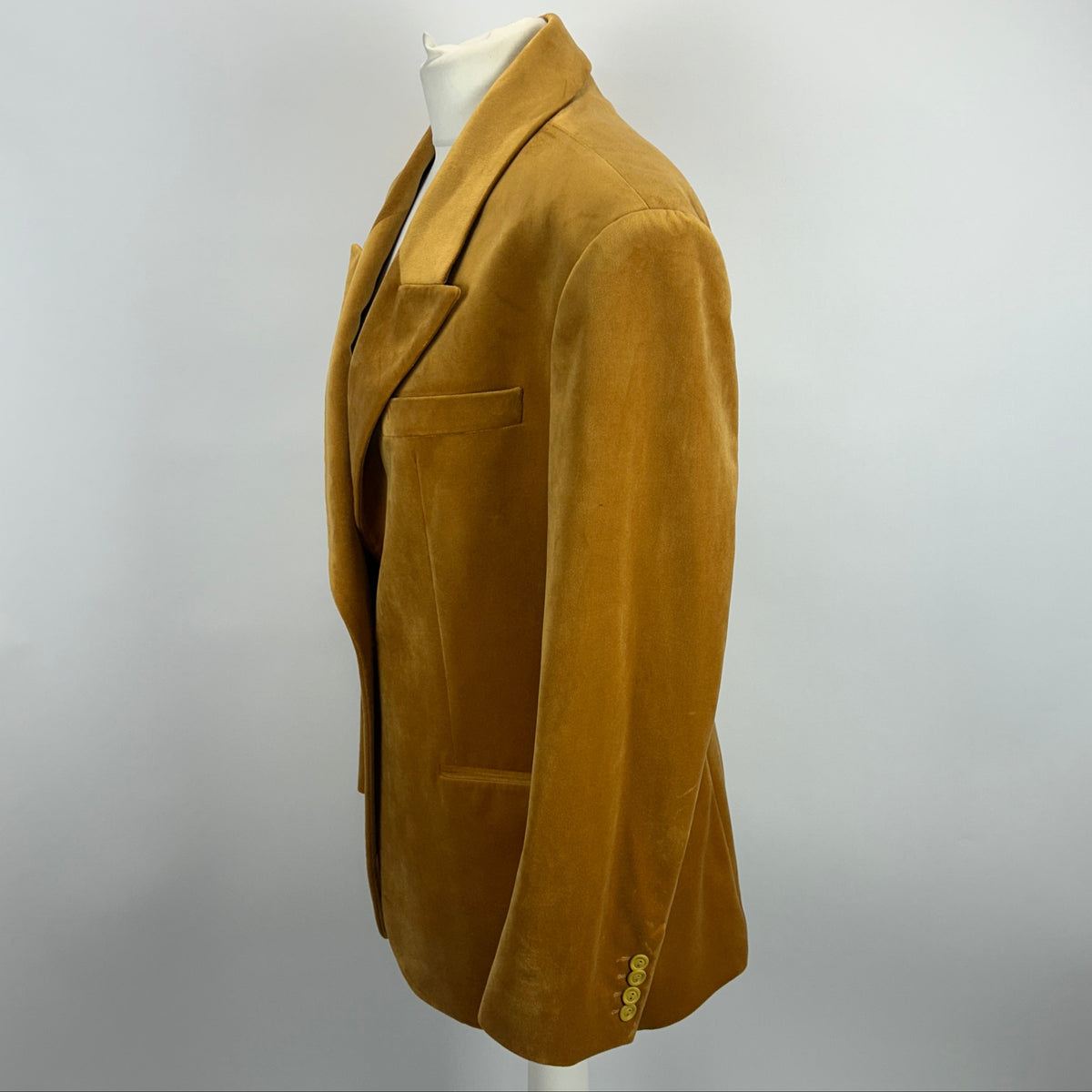 Acne Studios New £650 Honey Yellow Velvet Blazer S-M