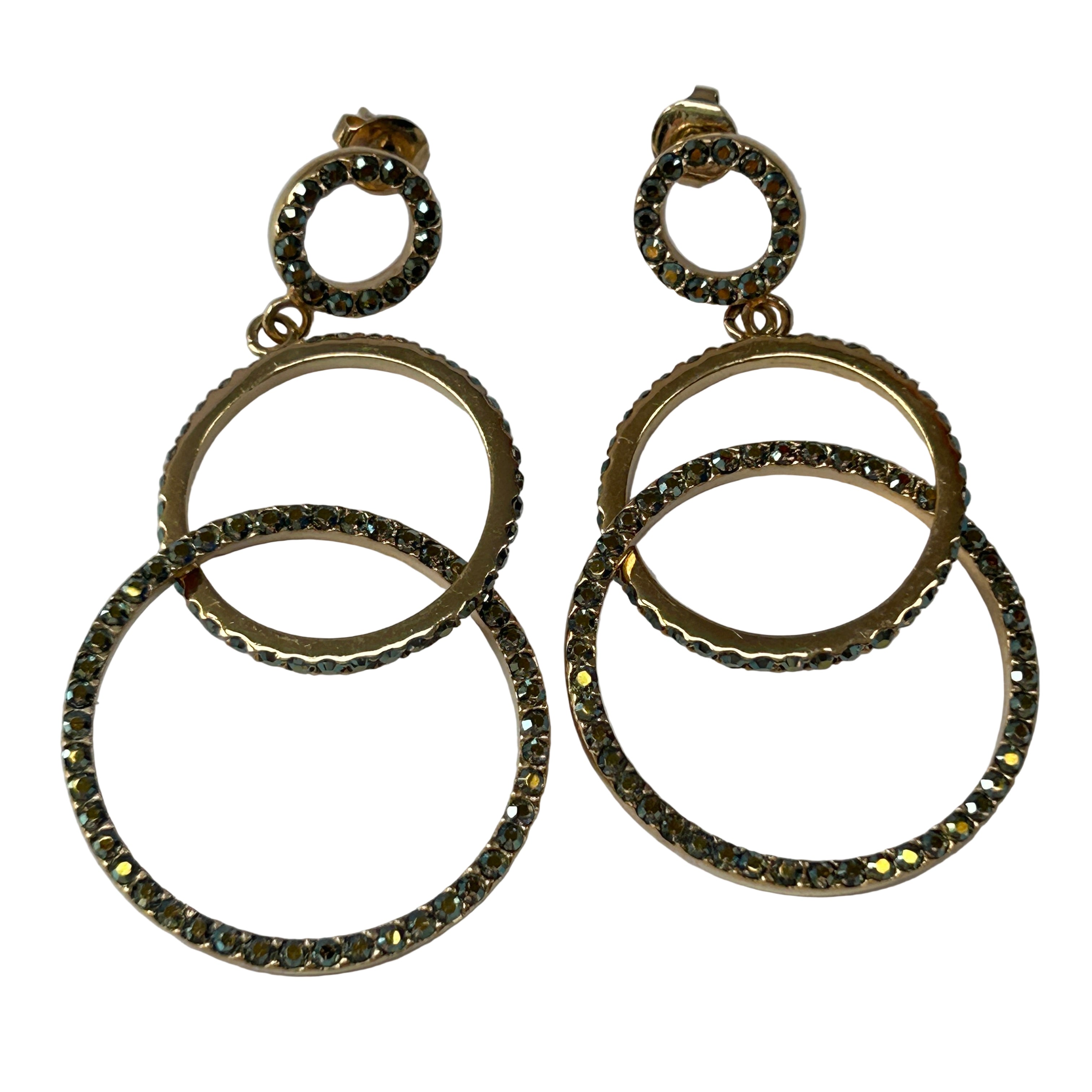 Isabel Marant £315 Crystal Hoop Drop Earrings