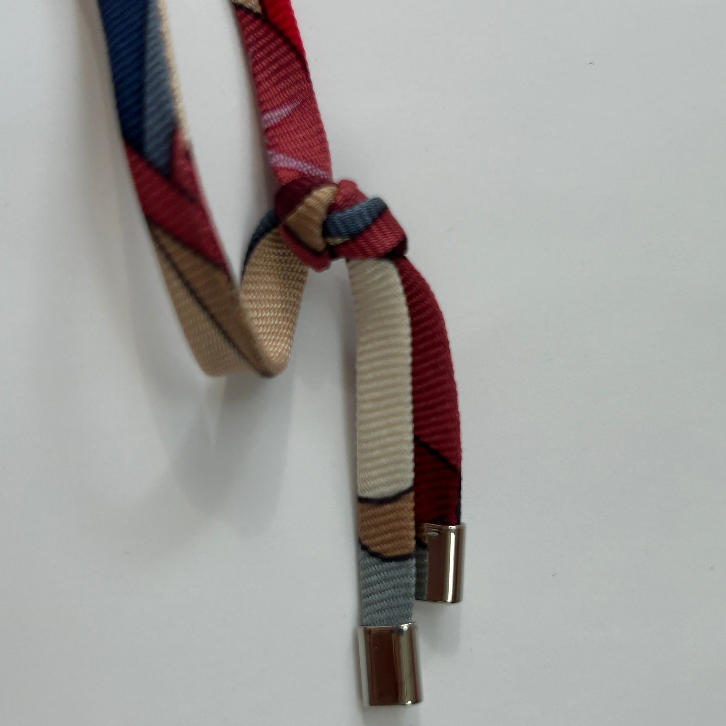 Hermes Orange Enamelled Horn Pendant