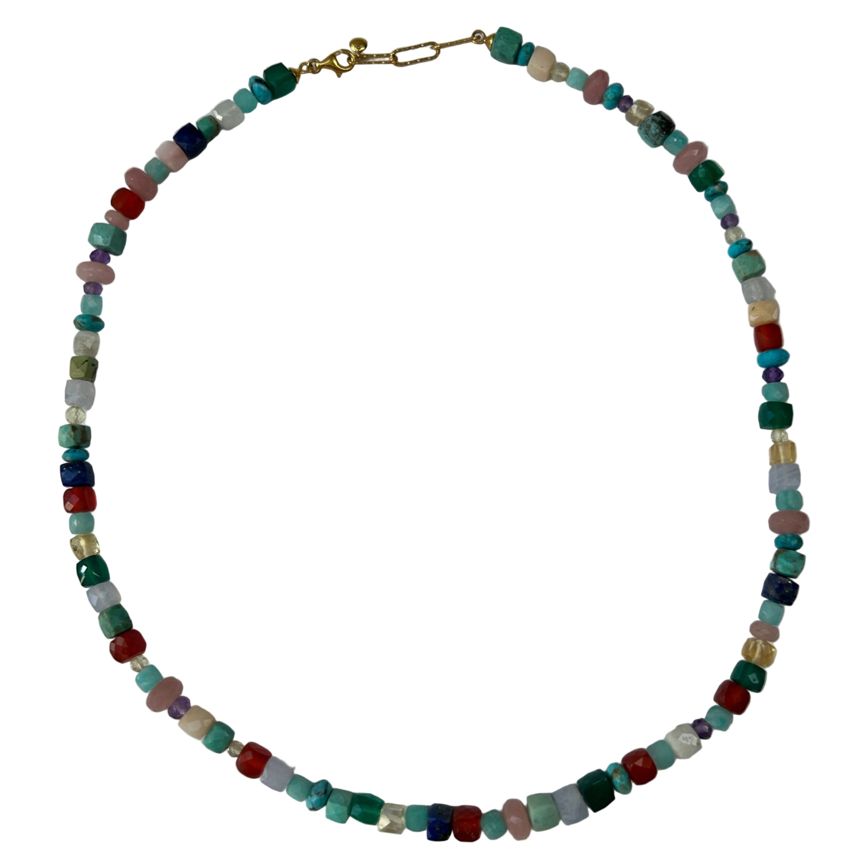 Monica Vinader £160 Freedom Multi Gemstone Beaded Necklace