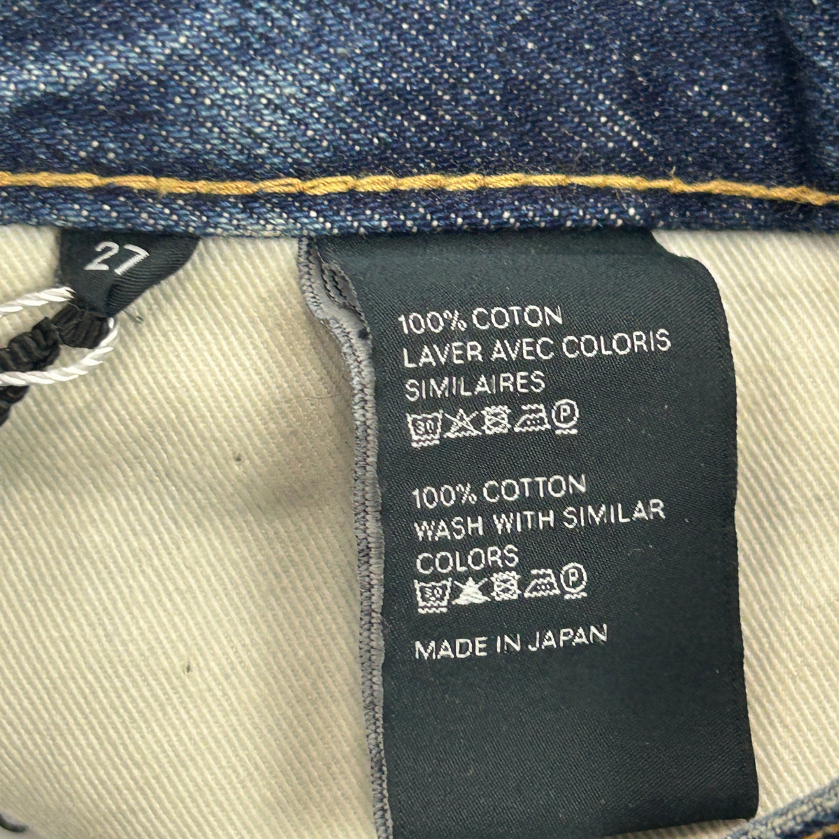 Celine New £890 Vintaged Straight Leg Jeans 27