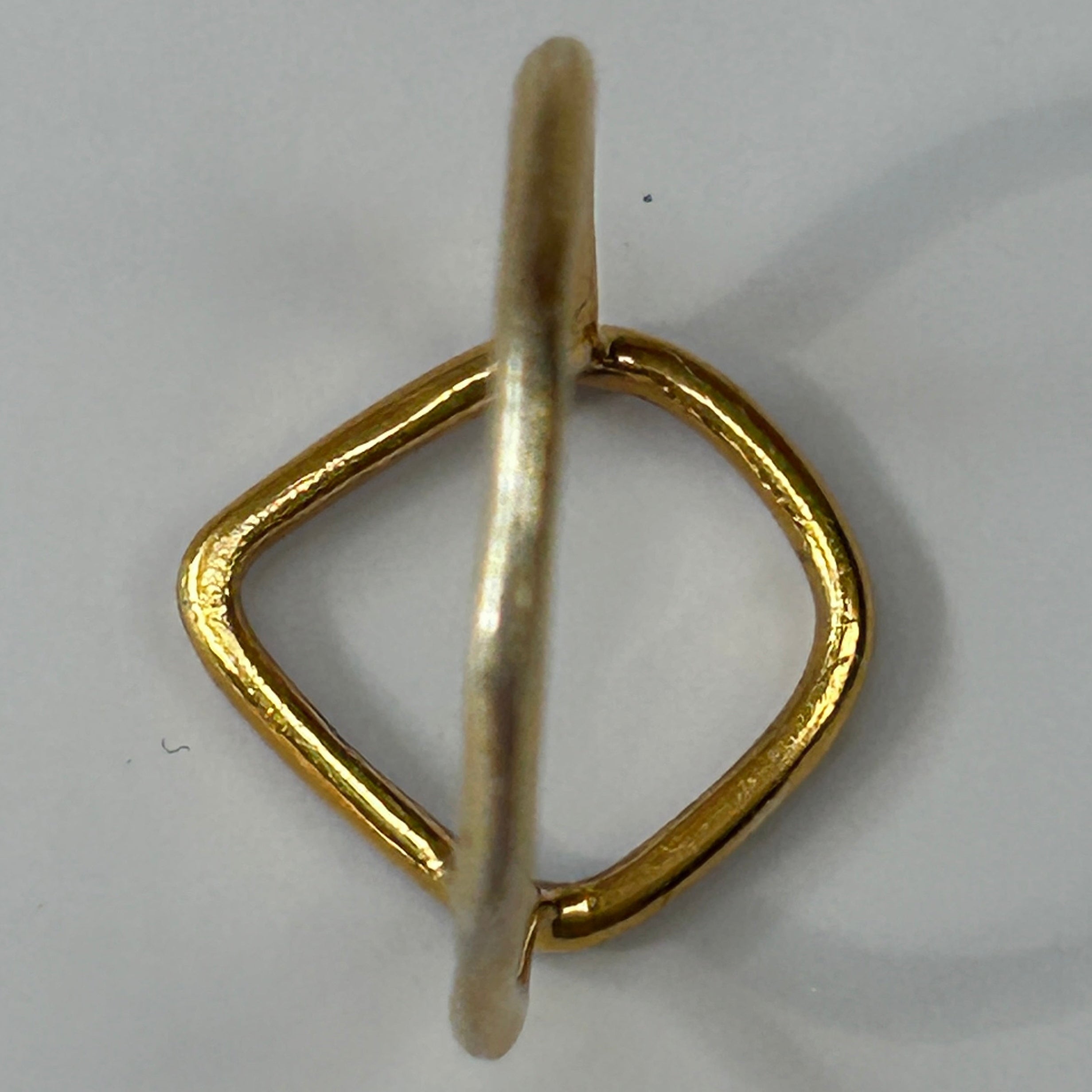 Monica Vinader £180 Gold Riva Kite Diamond Ring