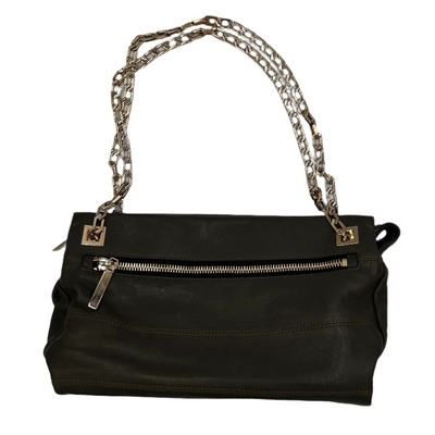 Victoria Beckham Fern Green Leather Chain Handle Bag