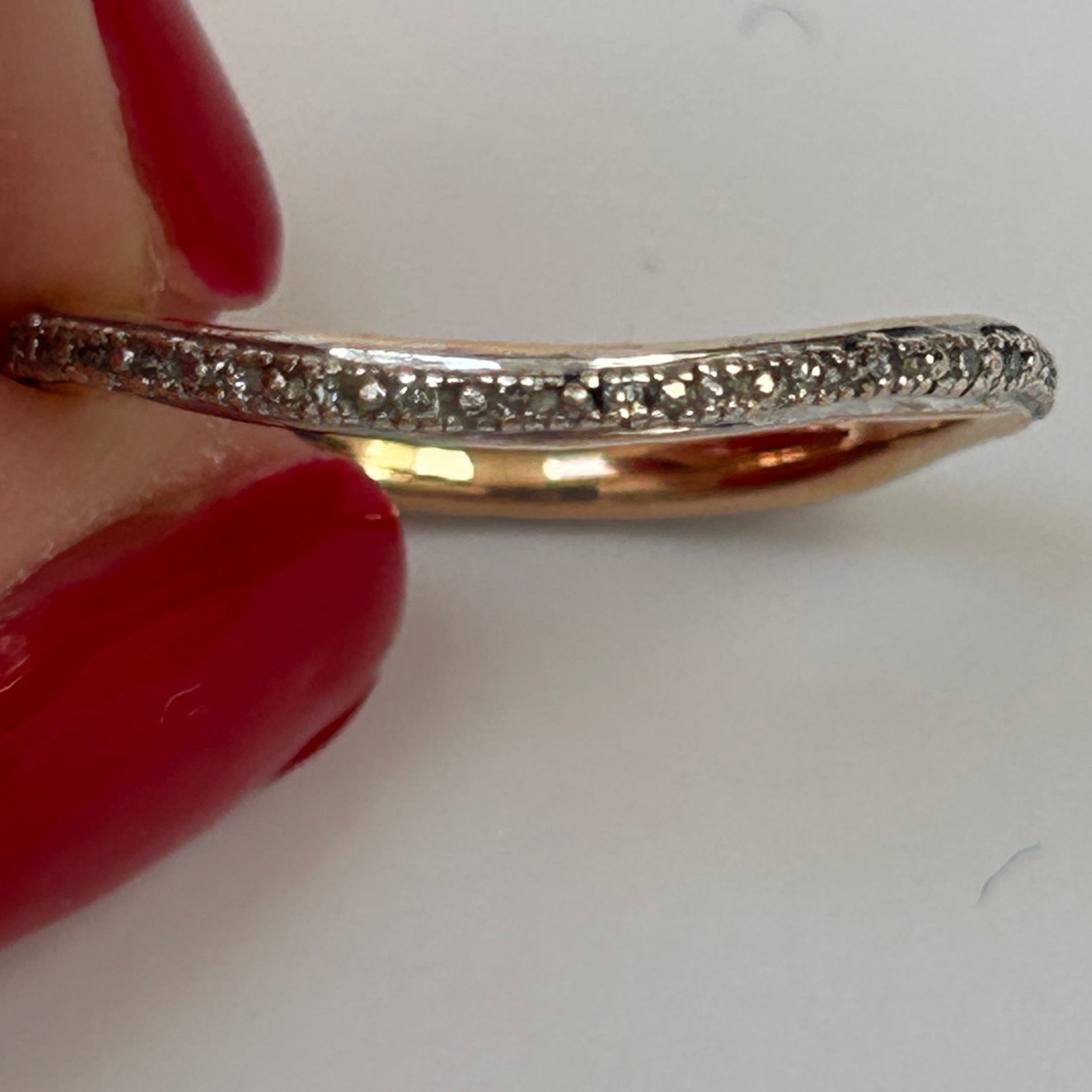 Monica Vinader £298 Gold Vermeil Riva Wave Ring