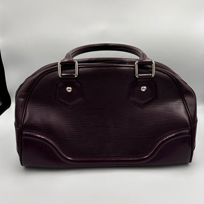 Louis Vuitton Plum Epi Leather Bowling Bag AW2007