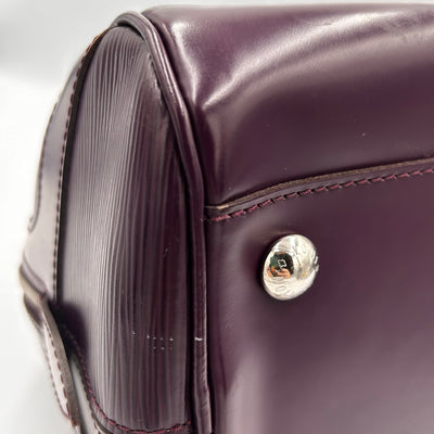 Louis Vuitton Plum Epi Leather Bowling Bag AW2007