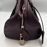 Louis Vuitton Plum Epi Leather Bowling Bag AW2007