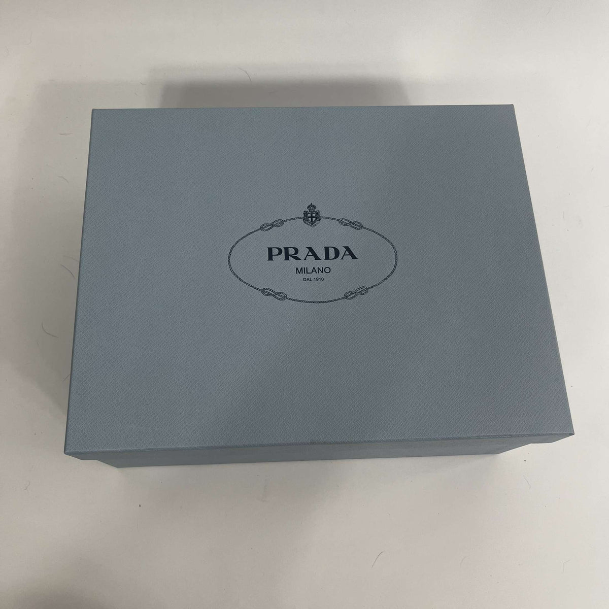 Prada £890 Black Brushed Leather Derby Shoes 41