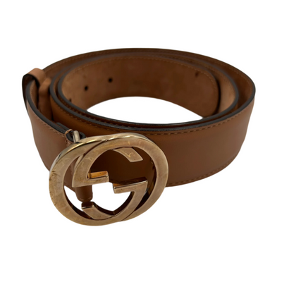 Gucci Camel Classic GG Leather Belt 90cm/36"