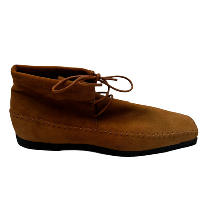 Toteme £540 Camel Suede Moccasin Boots 40