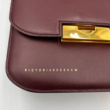 Victoria Beckham Burgundy Small No83 Crossbody Bag