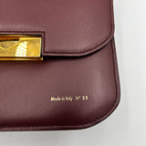 Victoria Beckham Burgundy Small No83 Crossbody Bag