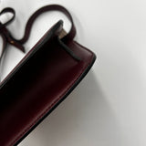 Victoria Beckham Burgundy Small No83 Crossbody Bag