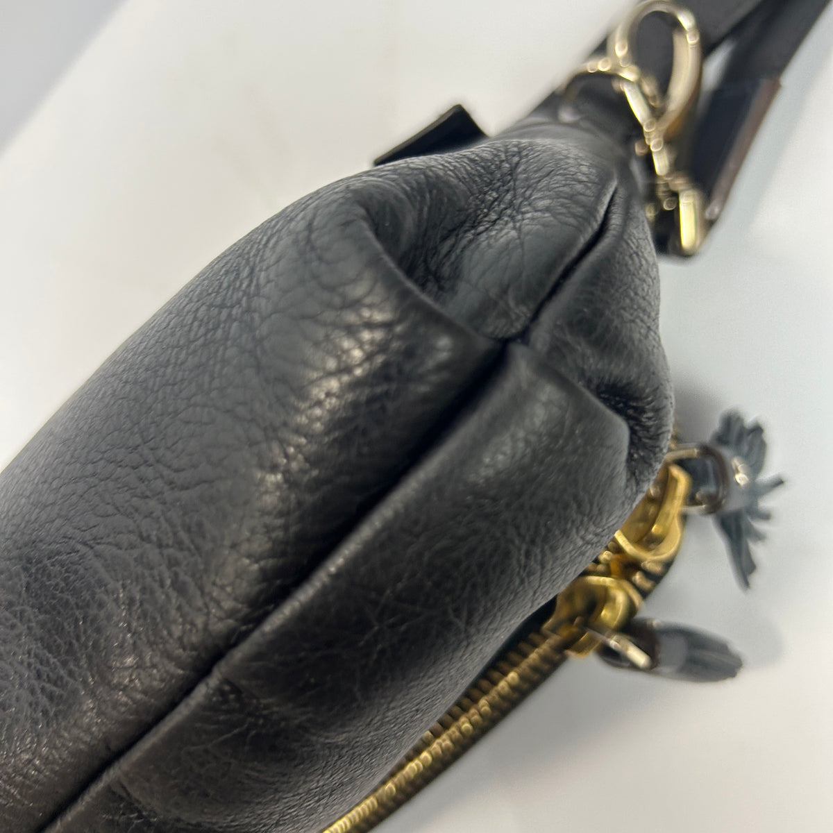 Anya Hindmarch £750 Black Small De Vere Satchel Crossbody Bag