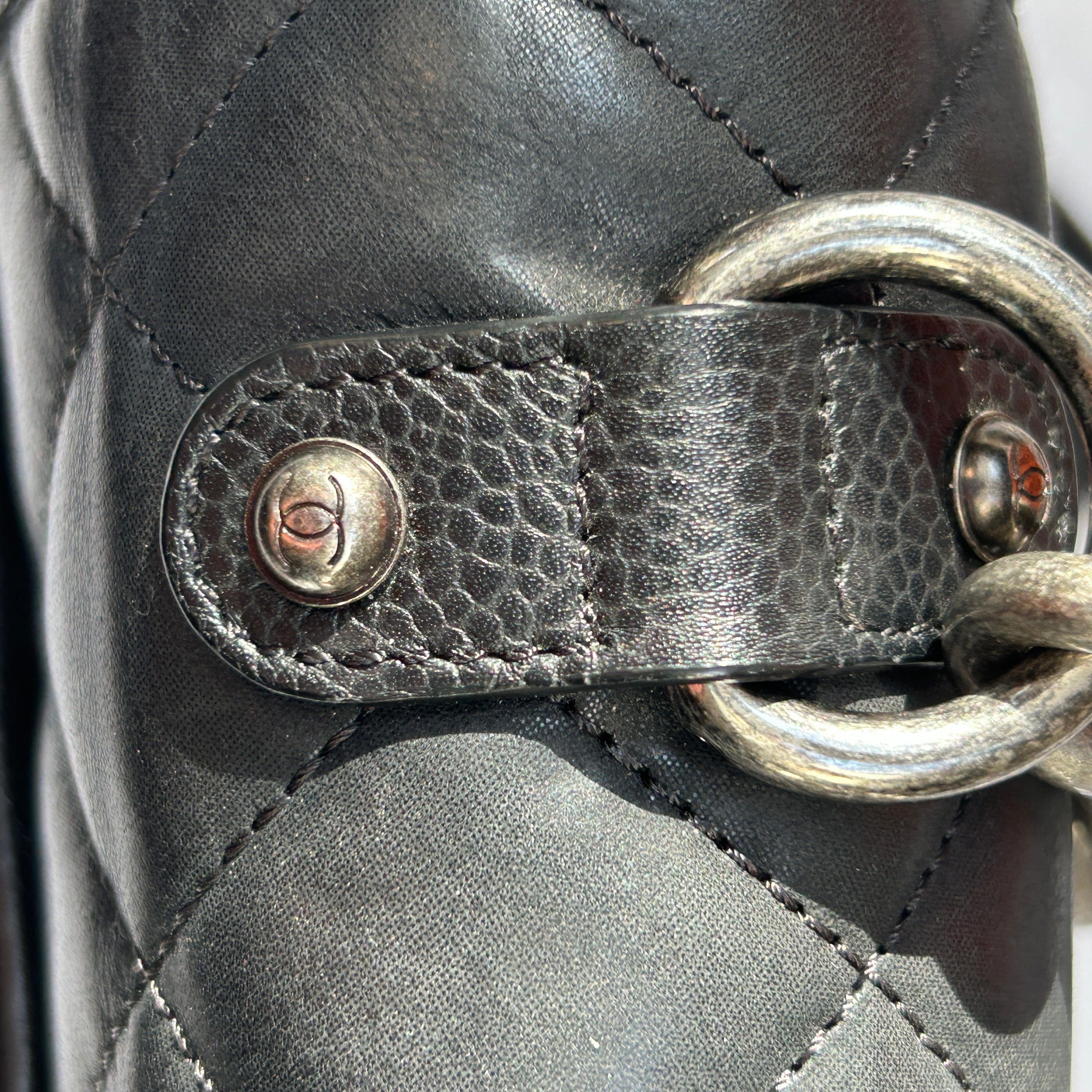 Chanel New Black Quilted Small Daily Carry Messenger Bag