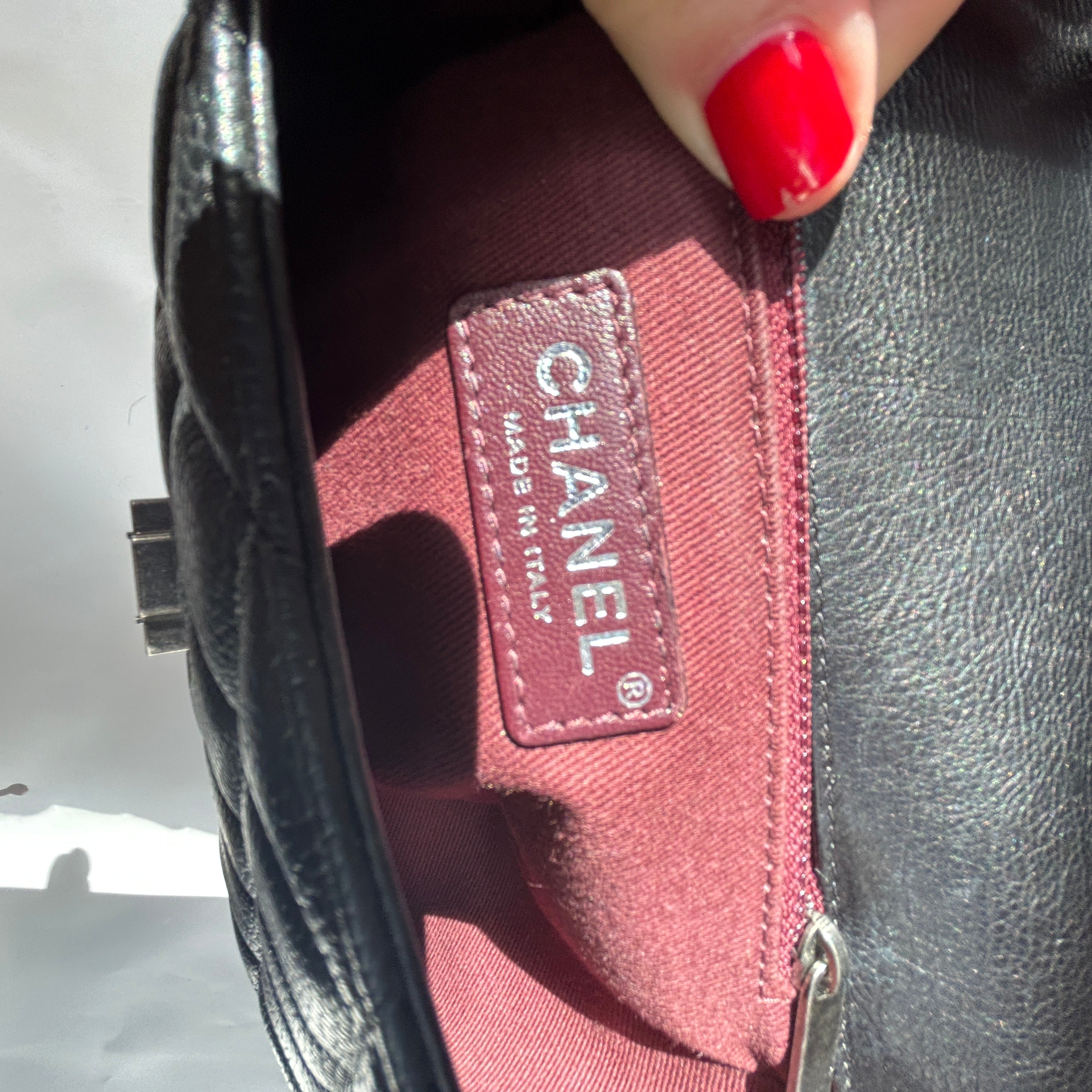 Chanel New Black Quilted Small Daily Carry Messenger Bag