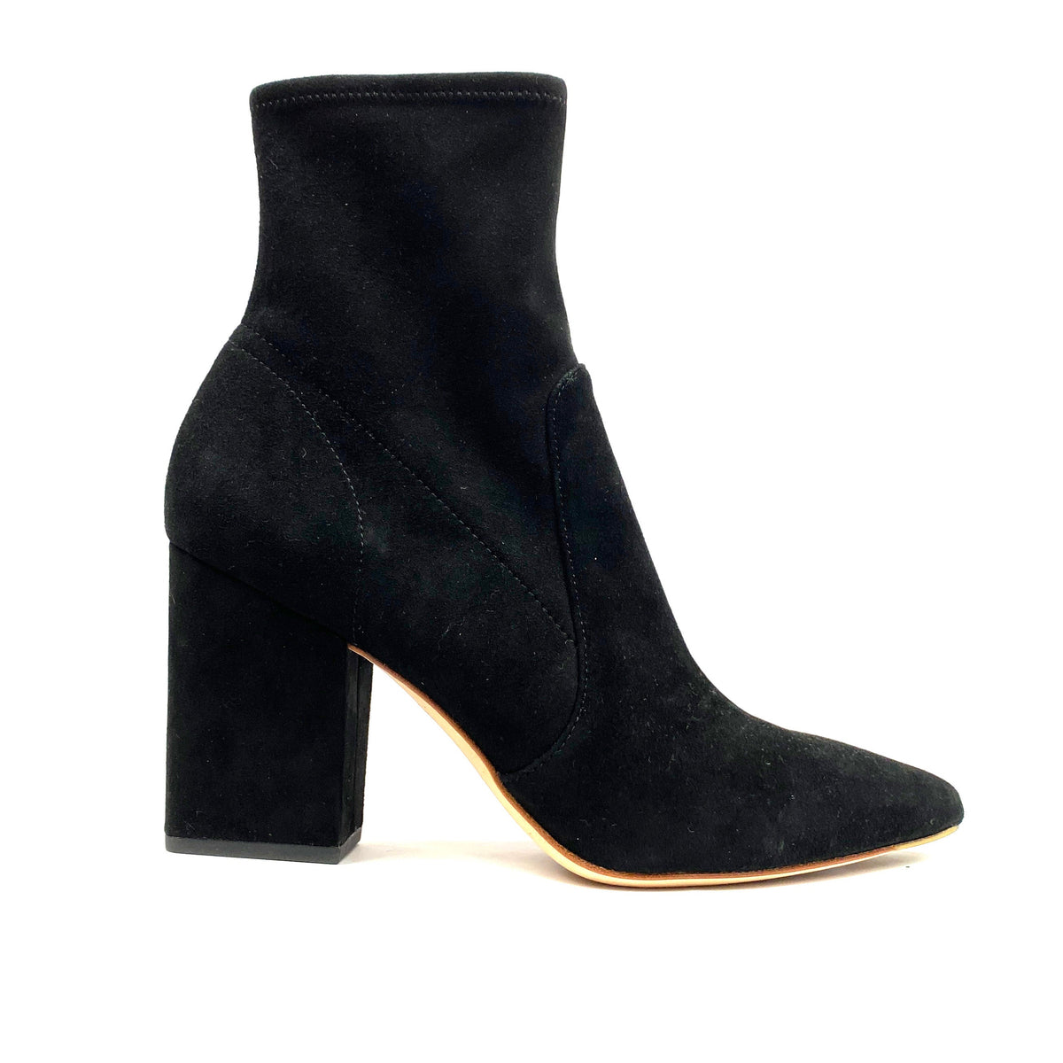 Loeffler Randall £450 Black Suede Isla Ankle Boots 38.5