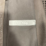 Drome Taupe Laser Cut Leather Coat M