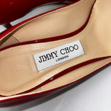 Jimmy Choo Scarlet Patent Low Heel Pumps 37.5