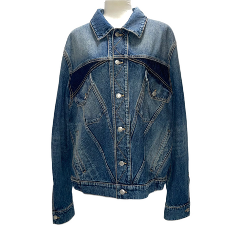 Alexander McQueen Brand New £1250 Twisted Denim Jacket L/XL/XXL