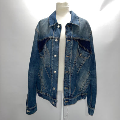 Alexander McQueen Brand New £1250 Twisted Denim Jacket L/XL/XXL