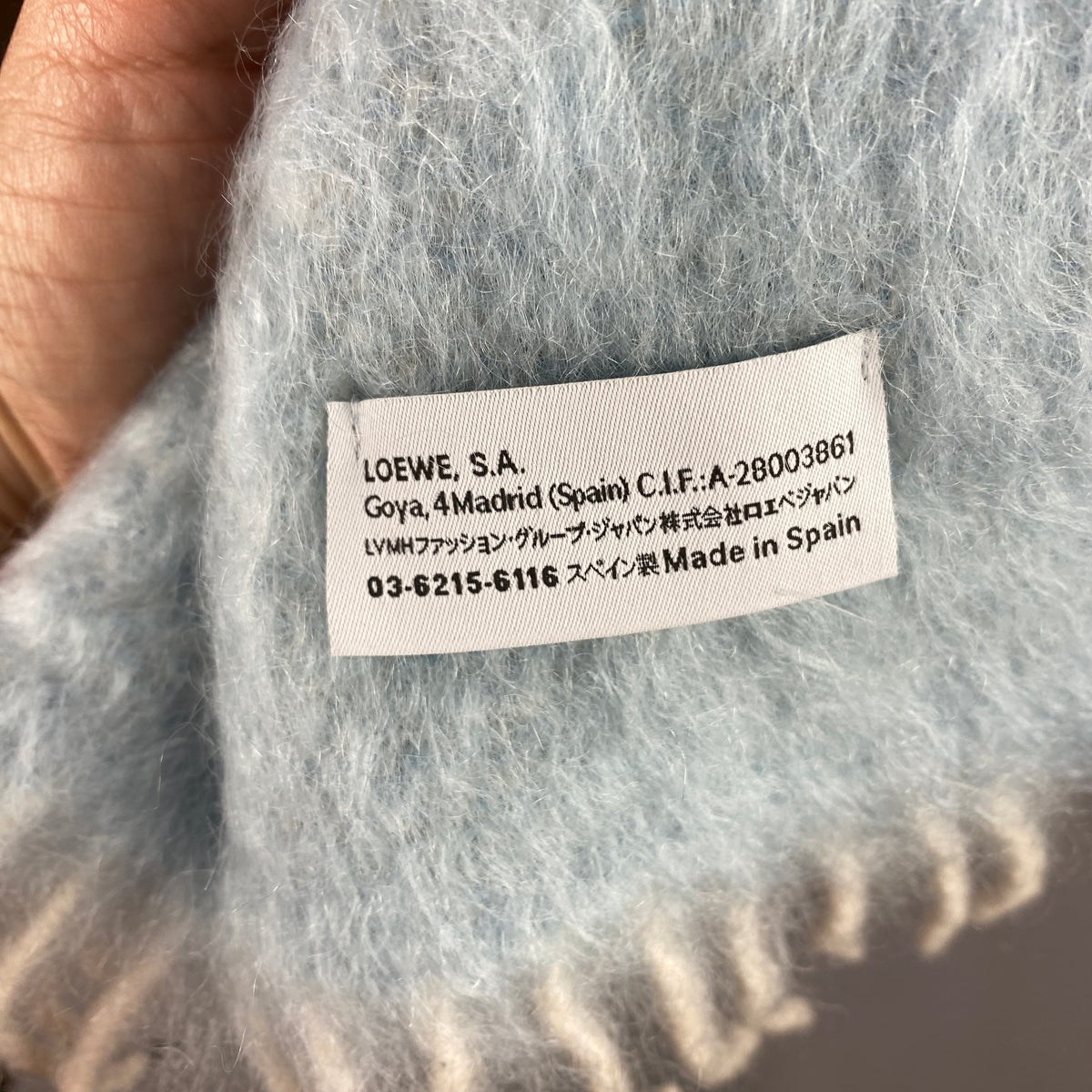 Loewe New Mohair & Wool Ombre Scarf