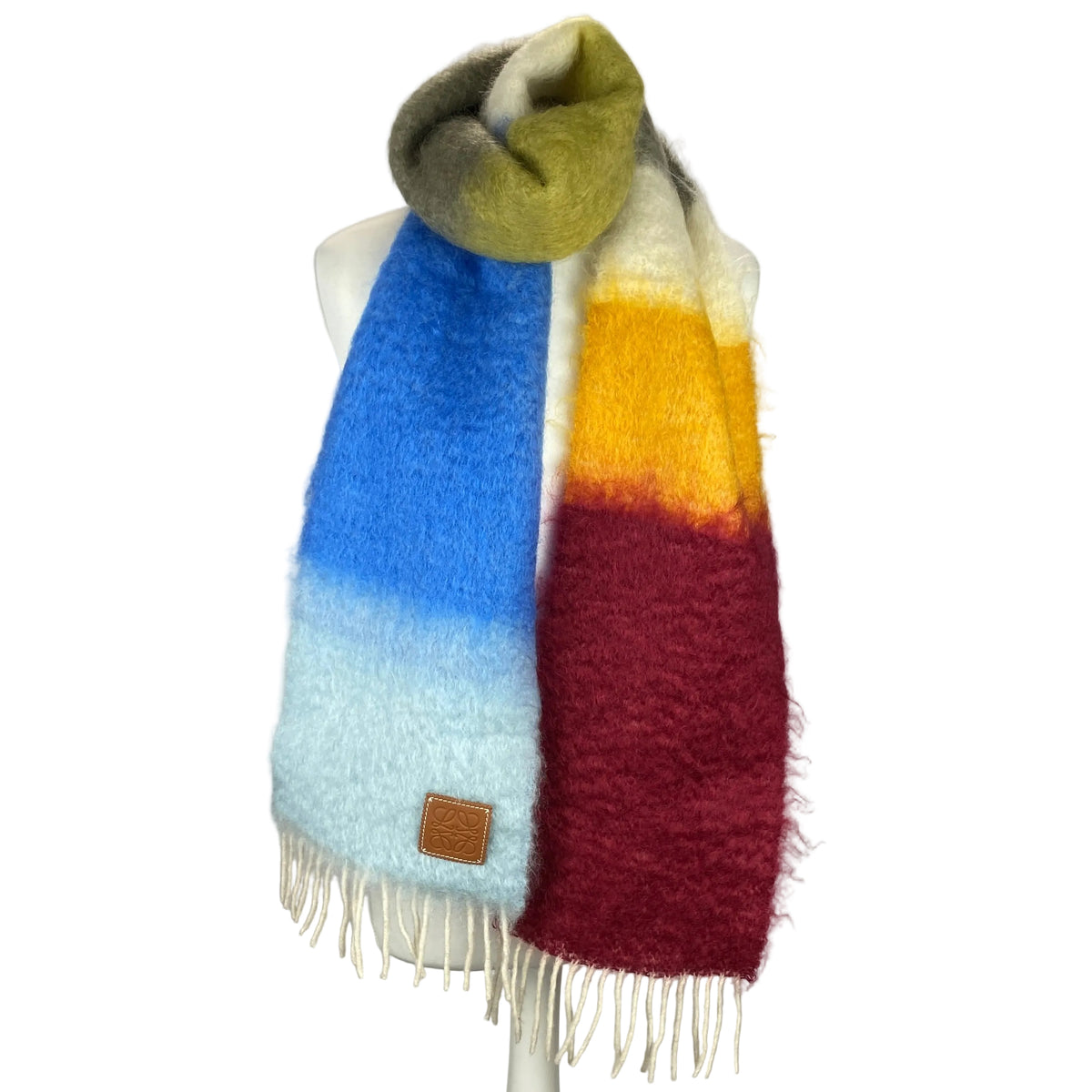 Loewe New Mohair & Wool Ombre Scarf