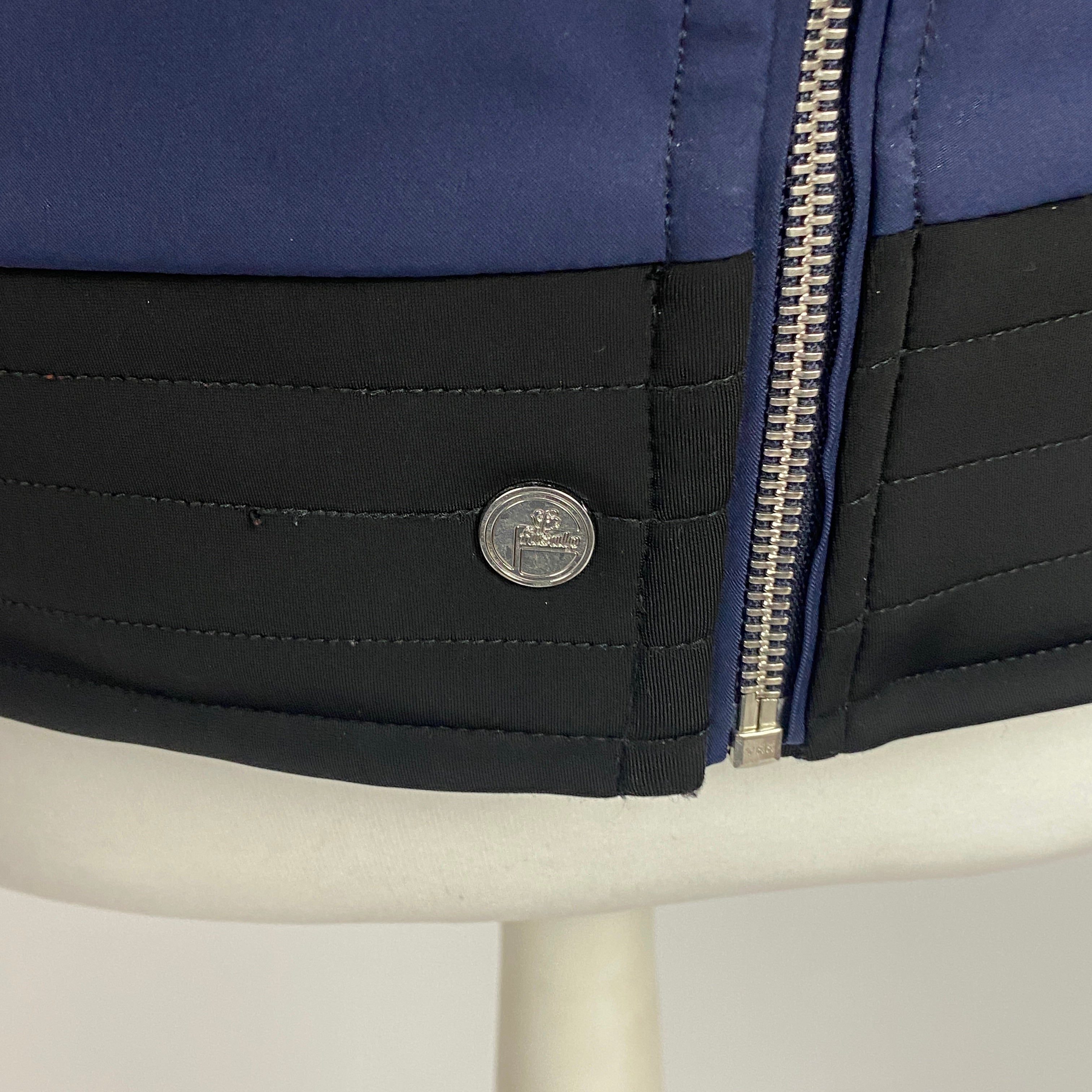 Fusalp £950 Navy & Black Biker-Style Ski Jacket M
