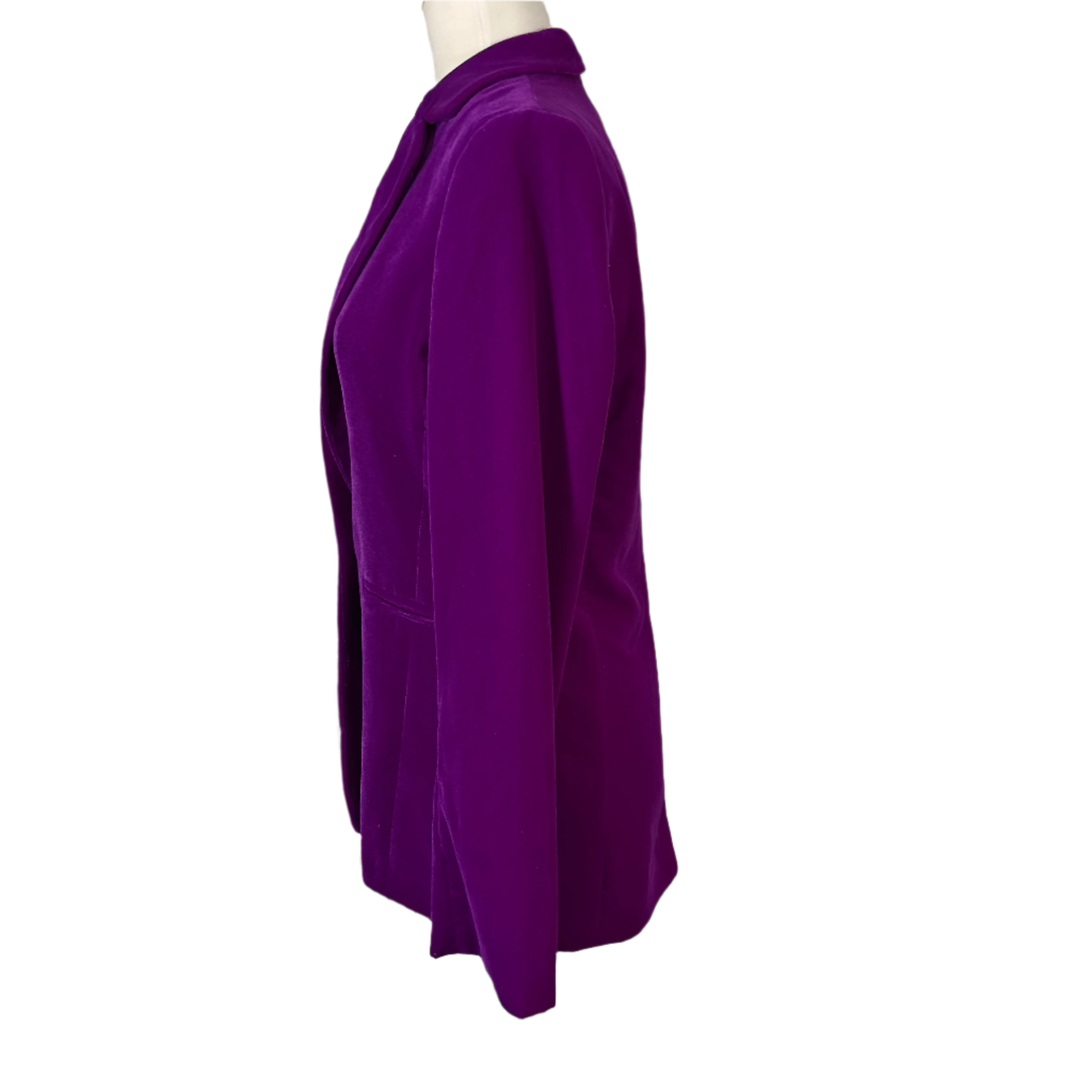 Me&Em £375 Cerise Soft Velvet Blazer XXS