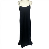 The Row Brand New £1325 Black Ebbins Maxi Dress M
